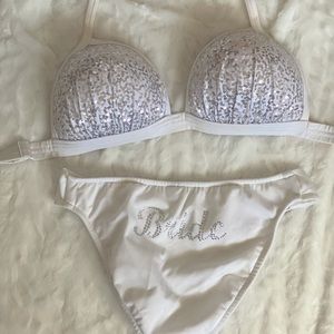 Venus “Bride” bottom and sequin enhancer top
